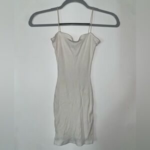 Windsor Bodycon White Spaghetti Strap Mini Dress - Women’s Size XS